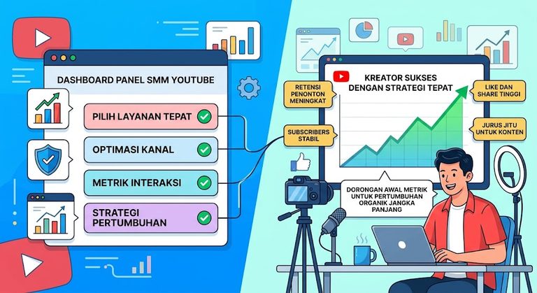 Strategi Tepat Memilih Layanan di Panel SMM YouTube untuk Pertumbuhan Kanal Strategi Tepat Memilih Layanan di Panel SMM YouTube untuk Pertumbuhan Kanal